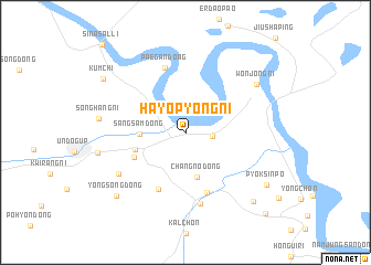 map of Hayŏp\