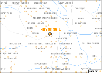 map of Ḩayr Masīl