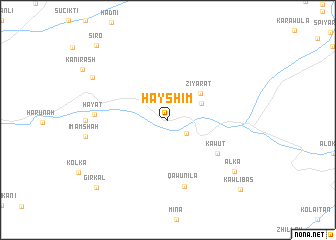 map of Hayshim