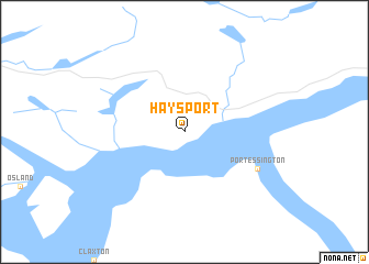 map of Haysport