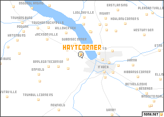 map of Hayt Corner