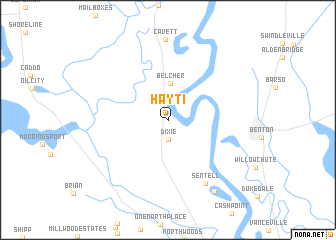 map of Hayti