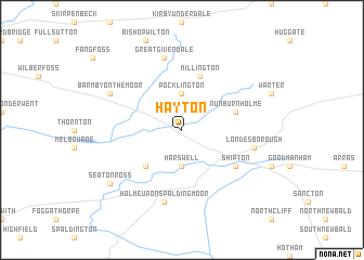 map of Hayton