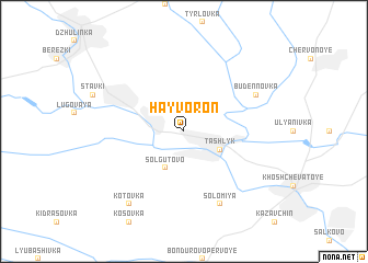 map of Hayvoron