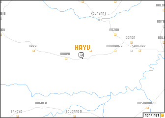 map of Hay V