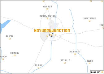 map of Hayward Junction