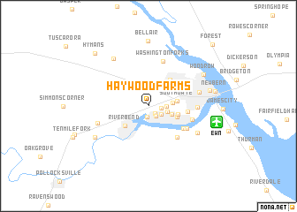 map of Haywood Farms