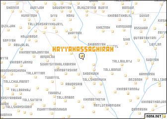 map of Ḩayyah aş Şaghīrah