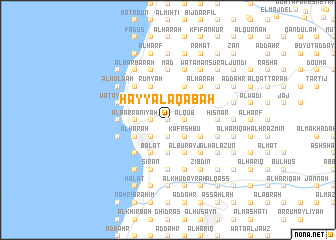 map of Ḩayy al ‘Aqabah