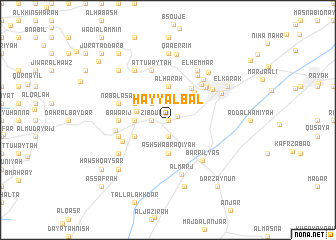 map of Ḩayy al Ba‘l
