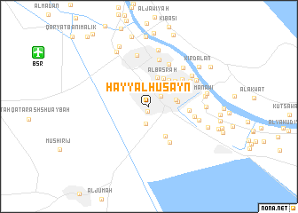 map of Ḩayy al Ḩusayn
