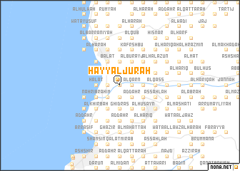 map of Ḩayy al Jūrah