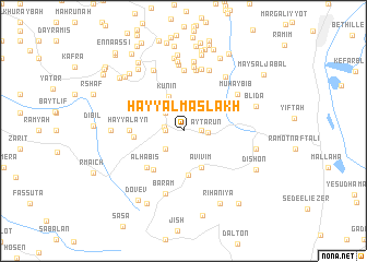 map of Ḩayy al Maslakh