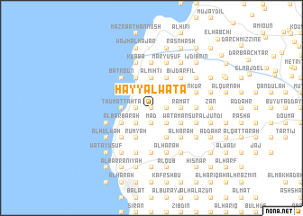 map of Ḩayy al Waţāʼ