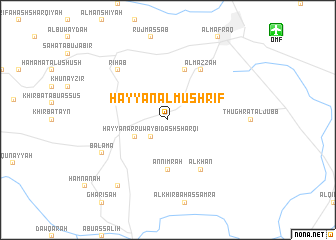 map of Ḩayyān al Mushrif