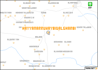 map of Ḩayyān ar Ruwaybiḑ al Gharbī