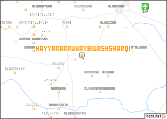 map of Ḩayyān ar Ruwaybiḑ ash Sharqī