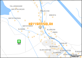 map of Ḩayy ar Risālah