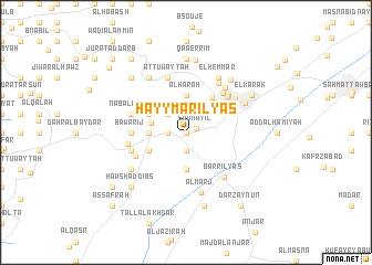 map of Ḩayy Mār Ilyās