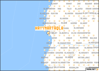 map of Ḩayy Mār Taqlā