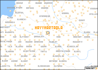 map of Ḩayy Mār Taqlā