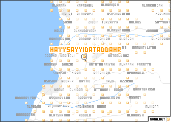 map of Ḩayy Sayyidat aḑ Ḑahr