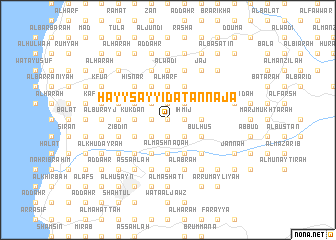 map of Ḩayy Sayyidat an Najā