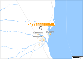 map of Ḩayy Tarab Hadal