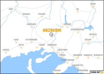 map of Hazakami