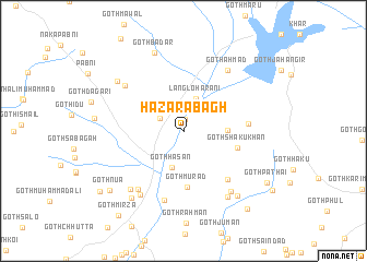 map of Hazāra Bāgh