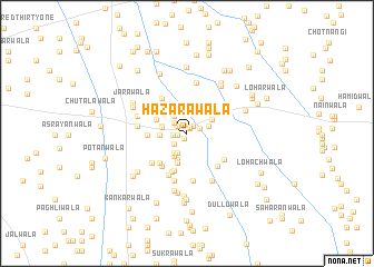 map of Hazārawāla