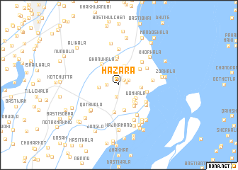 map of Hazāra
