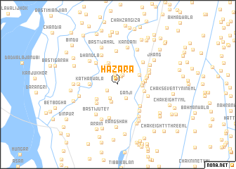 map of Hazāra