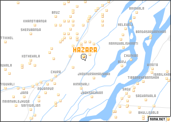 map of Hazāra