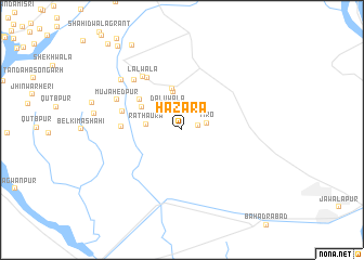 map of Hazāra