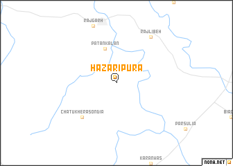 map of Hazāripura