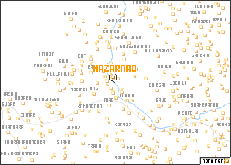 map of Hazār Nāo