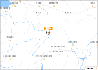 map of Haza