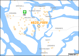 map of Hazel Farm