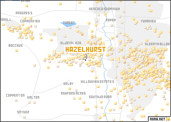 map of Hazelhurst