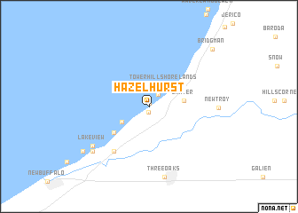 map of Hazelhurst