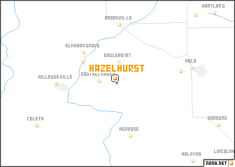 map of Hazelhurst