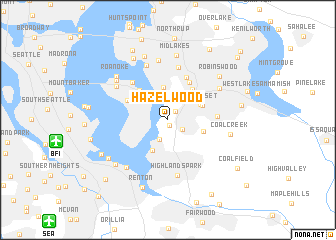 map of Hazelwood