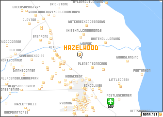 map of Hazelwood