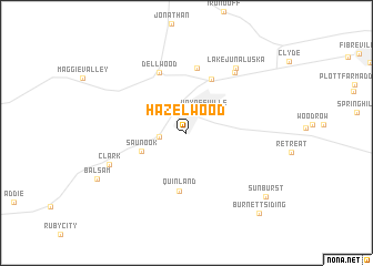 map of Hazelwood