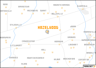 map of Hazelwood