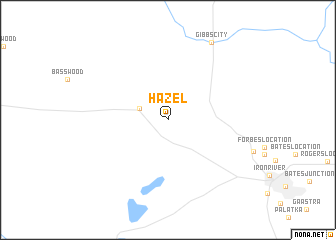 map of Hazel