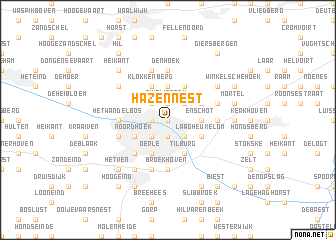 map of Hazennest