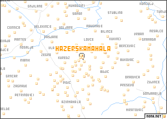 map of Hazerska Mahala