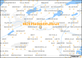 map of Hazerswoude-Rijndijk